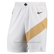 Pantaloncini Tornto Raptors Citta 2018 Bianco