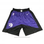 Pantaloncini Toronto Raptors Earned Edition 2020-21 Nero