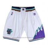 Pantaloncini Utah Jazz Hardwood Classics Bianco