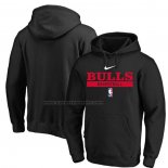 Felpa con Cappuccio Chicago Bulls Practice Performance 2022-23 Nero