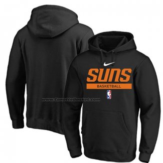 Felpa con Cappuccio Phoenix Suns Practice Performance 2022-23 Nero