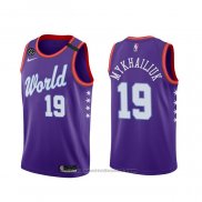 Maglia 2020 Rising Star Svi Mykhailiuk #19 World Viola