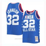 Maglia All Star 1985 Magic Johnson #32 Blu