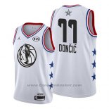 Maglia All Star 2019 Dallas Mavericks Luka Doncic #77 Bianco