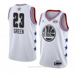 Maglia All Star 2019 Golden State Warriors Draymond Green #23 Bianco