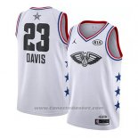 Maglia All Star 2019 New Orleans Pelicans Anthony Davis #23 Bianco