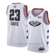 Maglia All Star 2019 New Orleans Pelicans Anthony Davis #23 Bianco