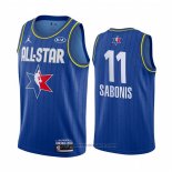 Maglia All Star 2020 Indiana Pacers Domantas Sabonis #11 Blu