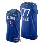 Maglia All Star 2020 Western Conference Luka Doncic #77 Blu