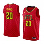 Maglia Atlanta Hawks John Collins #20 Statement 2017-18 Rosso