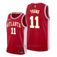 Maglia Atlanta Hawks Trae Young #11 Classic Rosso