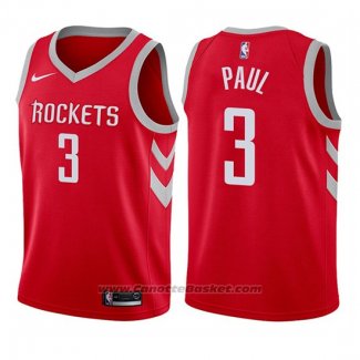 Maglia Bambino Houston Rockets Chris Paul #3 Icon 2017-18 Rosso