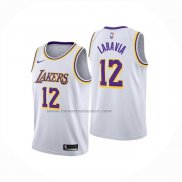 Maglia Bambino Los Angeles Lakers Jake Laravia No 12 Association 2025-26 Bianco