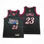 Maglia Bambino Philadelphia 76ers Lebron James No 23 Classia 2025-26 Nero