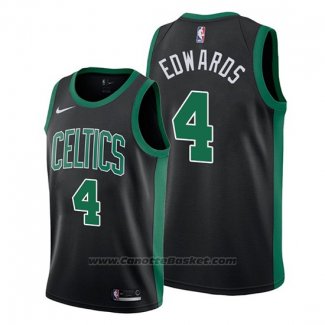 Maglia Boston Celtics Carsen Edwards #4 Statement 2019-20 Nero