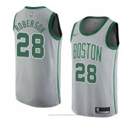 Maglia Boston Celtics Jeff Roberson #28 Citta 2018-19 Grigio