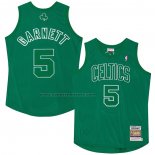 Maglia Boston Celtics Kevin Garnett #5 Mitchell & Ness 2012 Verde