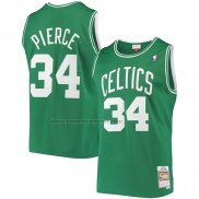 Maglia Boston Celtics Paul Pierce NO 34 Hardwood Classics Throwback Verde