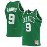 Maglia Boston Celtics Rajon Rondo #9 Hardwood Classics Verde