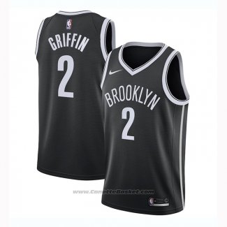 Maglia Brooklyn Nets Blake Griffin #2 Icon 2020-21 Nero