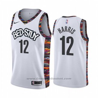 Maglia Brooklyn Nets Joe Harris #12 Citta Bianco