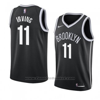 Maglia Brooklyn Nets Kyrie Irving #11 Icon 2019-20 Nero