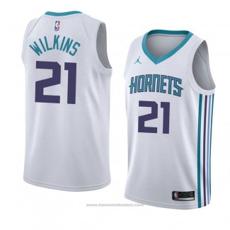 Maglia Charlotte Hornets Isaiah Wilkins #21 Association 2018 Bianco