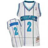 Maglia Charlotte Hornets Larry Johnson #2 Retro Bianco