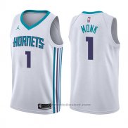 Maglia Charlotte Hornets Malik Monk #1 Association 2017-18 Bianco