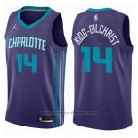 Maglia Charlotte Hornets Michael Kidd-Gilchrist #14 Statement 2017-18 Viola