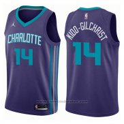 Maglia Charlotte Hornets Michael Kidd-Gilchrist #14 Statement 2017-18 Viola