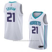 Maglia Charlotte Hornets Treveon Graham #21 Association 2018 Bianco