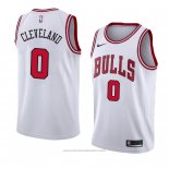 Maglia Chicago Bulls Antonius Cleveland #0 Association 2018 Bianco