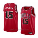 Maglia Chicago Bulls Chandler Hutchison #15 Icon 2018 Rosso