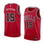 Maglia Chicago Bulls Chandler Hutchison #15 Icon 2018 Rosso