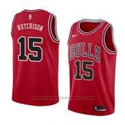 Maglia Chicago Bulls Chandler Hutchison #15 Icon 2018 Rosso