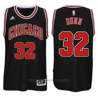 Maglia Chicago Bulls Kris Dunn #32 Alternate 2017-18 Nero