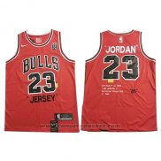 Maglia Chicago Bulls Michael Jordan #23 Retro 1985 Rosso