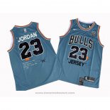 Maglia Chicago Bulls Michael Jordan #23 Throwback Blu