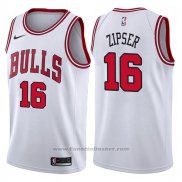 Maglia Chicago Bulls Paul Zipser #16 Association 2017-18 Bianco