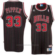 Maglia Chicago Bulls Scottie Pippen #33 Retro Nero