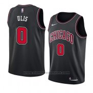 Maglia Chicago Bulls Tyler Ulis #0 Statement 2018 Nero