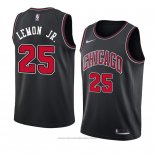 Maglia Chicago Bulls Walt Lemon Jr. #25 Statement 2018 Neror