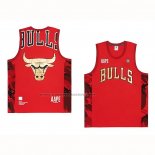 Maglia Chicago Bulls x AAPE Rosso