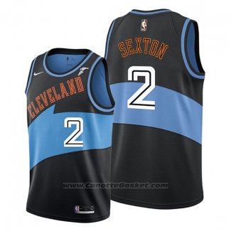 Maglia Cleveland Cavaliers Collin Sexton #2 Classic Edition 2019-20 Nero