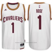 Maglia Cleveland Cavaliers Derrick Rose #1 Bianco