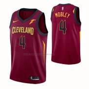 Maglia Cleveland Cavaliers Evan Mobley NO 4 Icon Rosso