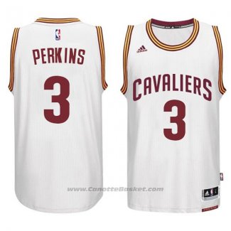 Maglia Cleveland Cavaliers Kendrick Perkins #3 2015 Bianco