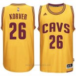 Maglia Cleveland Cavaliers Kyle Korver #26 2015 Giallo