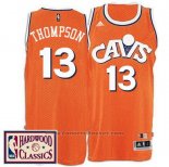 Maglia Cleveland Cavaliers Tristan Thompson #13 Retro Arancione